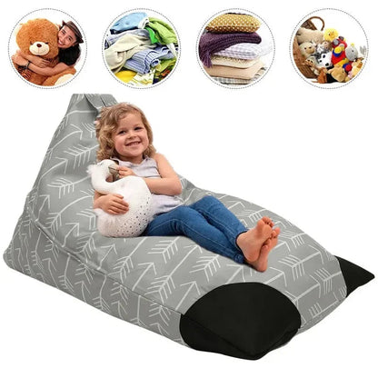 Large Toy Storage Bag for Kids | Portable Bean Bag Organizer