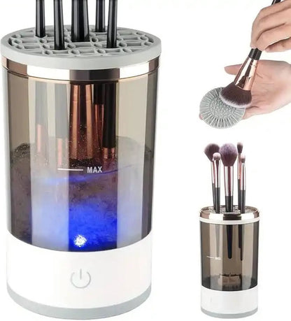 Portable 3-in-1 Rechargeable Automatic Makeup Brush Cleaner