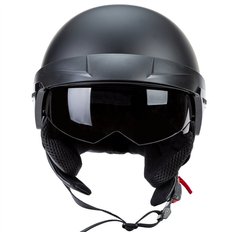 Scooter Helmet with Built-in Visor for Enhanced Safety