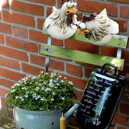 Buy One Get One Free | Large-Eyed Chicken Garden Statues
