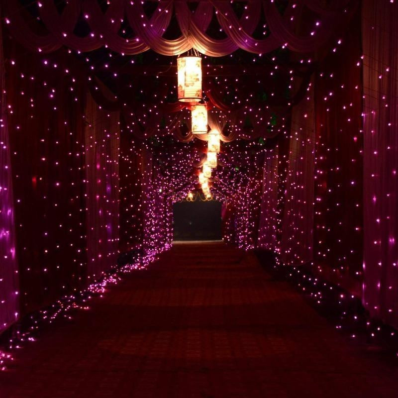 10-Foot Decorative String Lights for Curtains