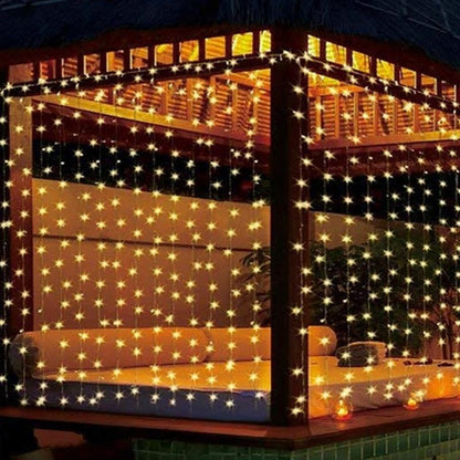 10-Foot Decorative String Lights for Curtains