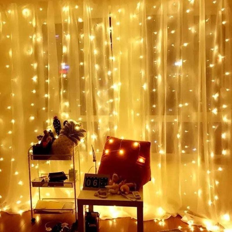 10-Foot Decorative String Lights for Curtains