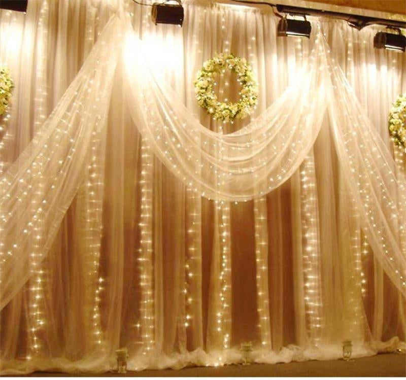 10-Foot Decorative String Lights for Curtains