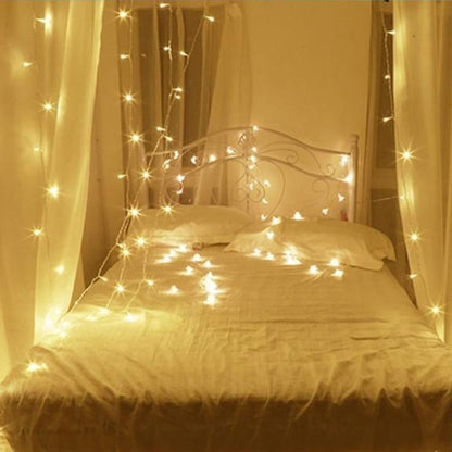 10-Foot Decorative String Lights for Curtains