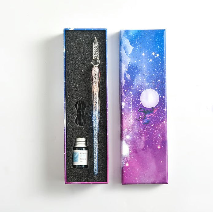 Artisan Elegance Handcrafted Dip Pen and Ink Set