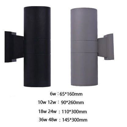 Sleek Black LED Outdoor Wall Fixture for Exterior Lighting