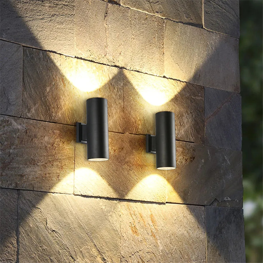 Sleek Black LED Outdoor Wall Fixture for Exterior Lighting