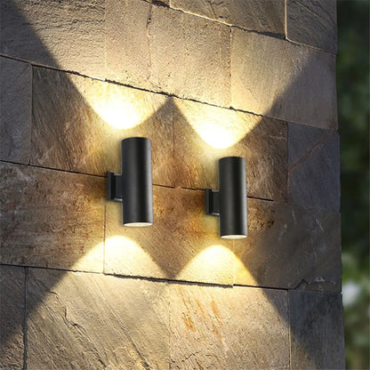 Sleek Black LED Outdoor Wall Fixture for Exterior Lighting