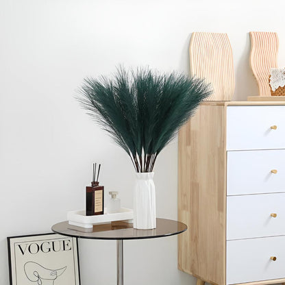 Chic Faux Grass Stems for Home Décor | Set of 3