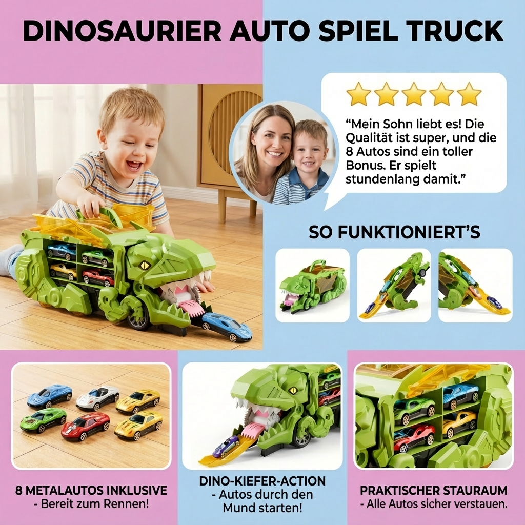Dinosaur Car Toy Truck