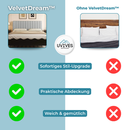 Stylish Elegance for Your Bedroom with Velvet Touch