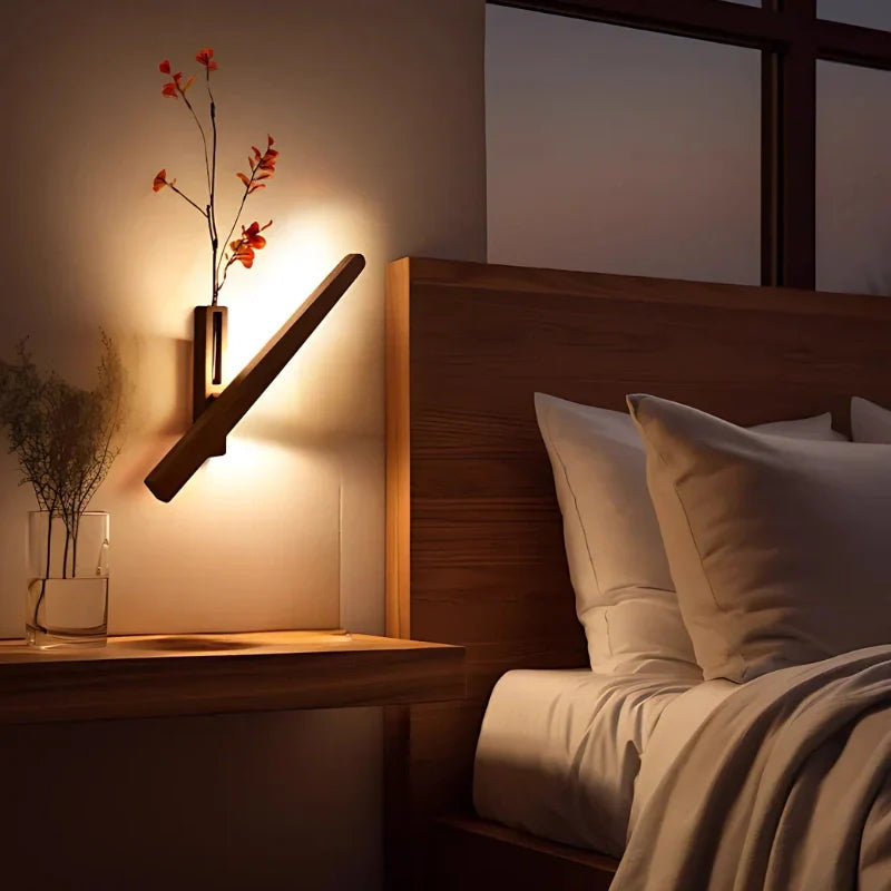 Wall Lights with Decorative Vase and Rotatable Design