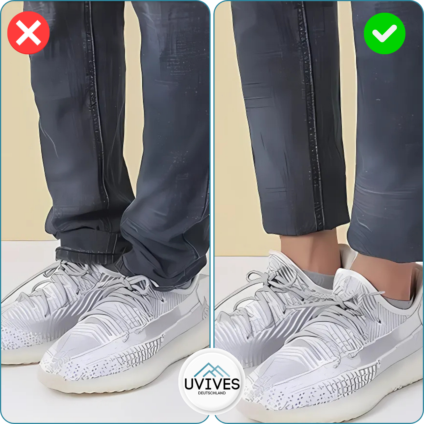 Buy One Get One Free | Quick Adjustable Pant Lengths in Seconds