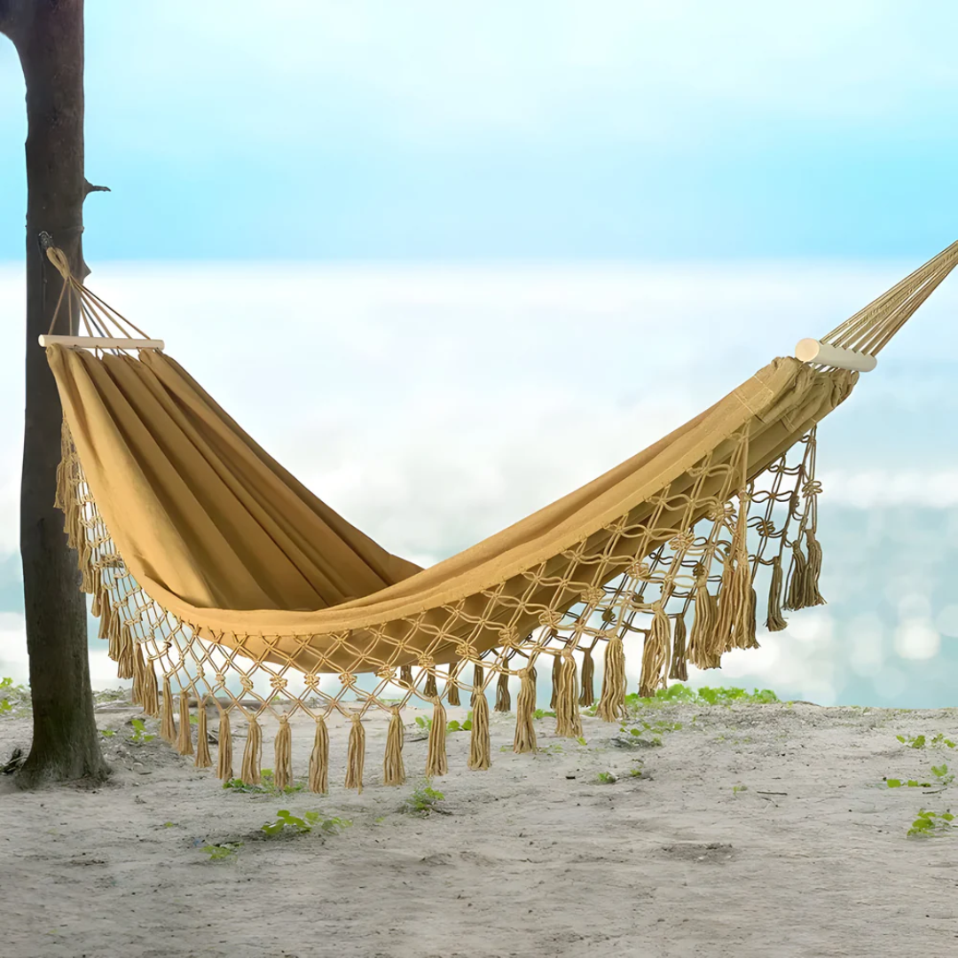 Comfortable Cotton Boho Hammock