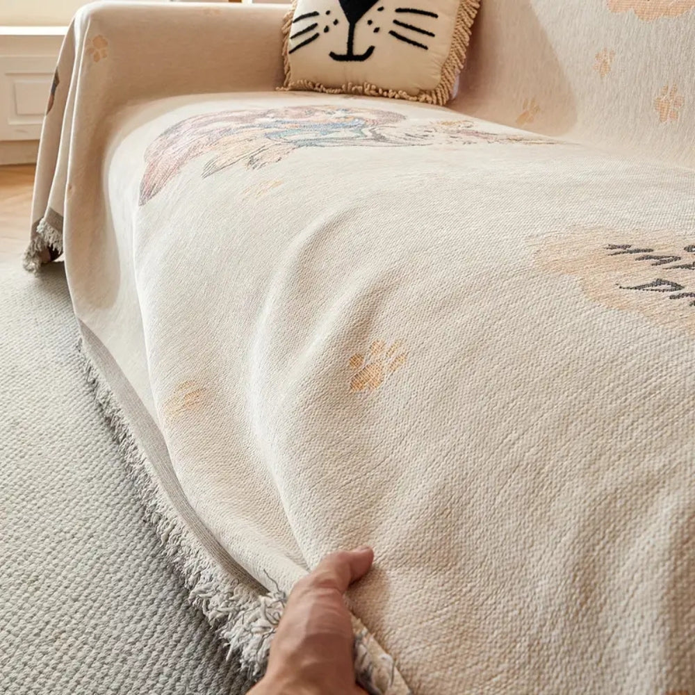 Charming Bloom Reversible Sofa Protector