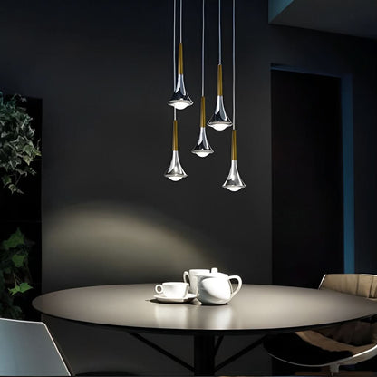 Sculptural Pendant Light for Elegant Interior Illumination