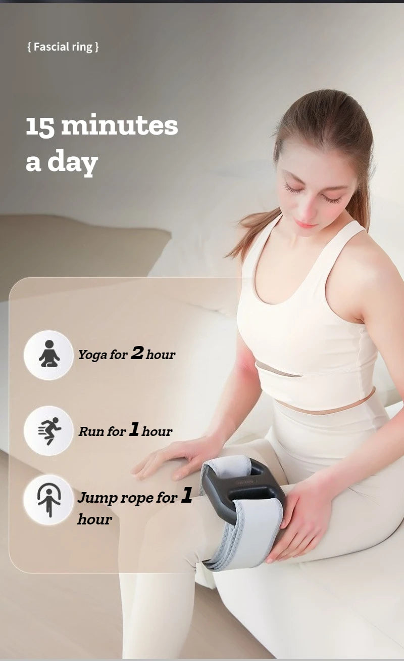 Portable Mini Vibration Massager Ring for Muscle Tension and Pain Relief