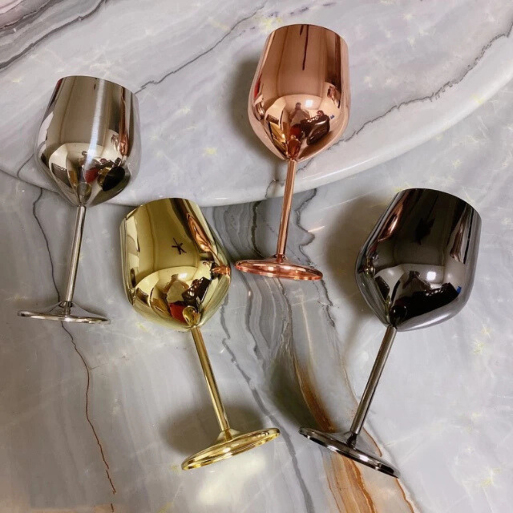 Elegant Stainless Steel Wine Goblet for Every Occasion