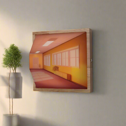 Illuminating 3D Wall Light | Transform Your Space Effortlessly