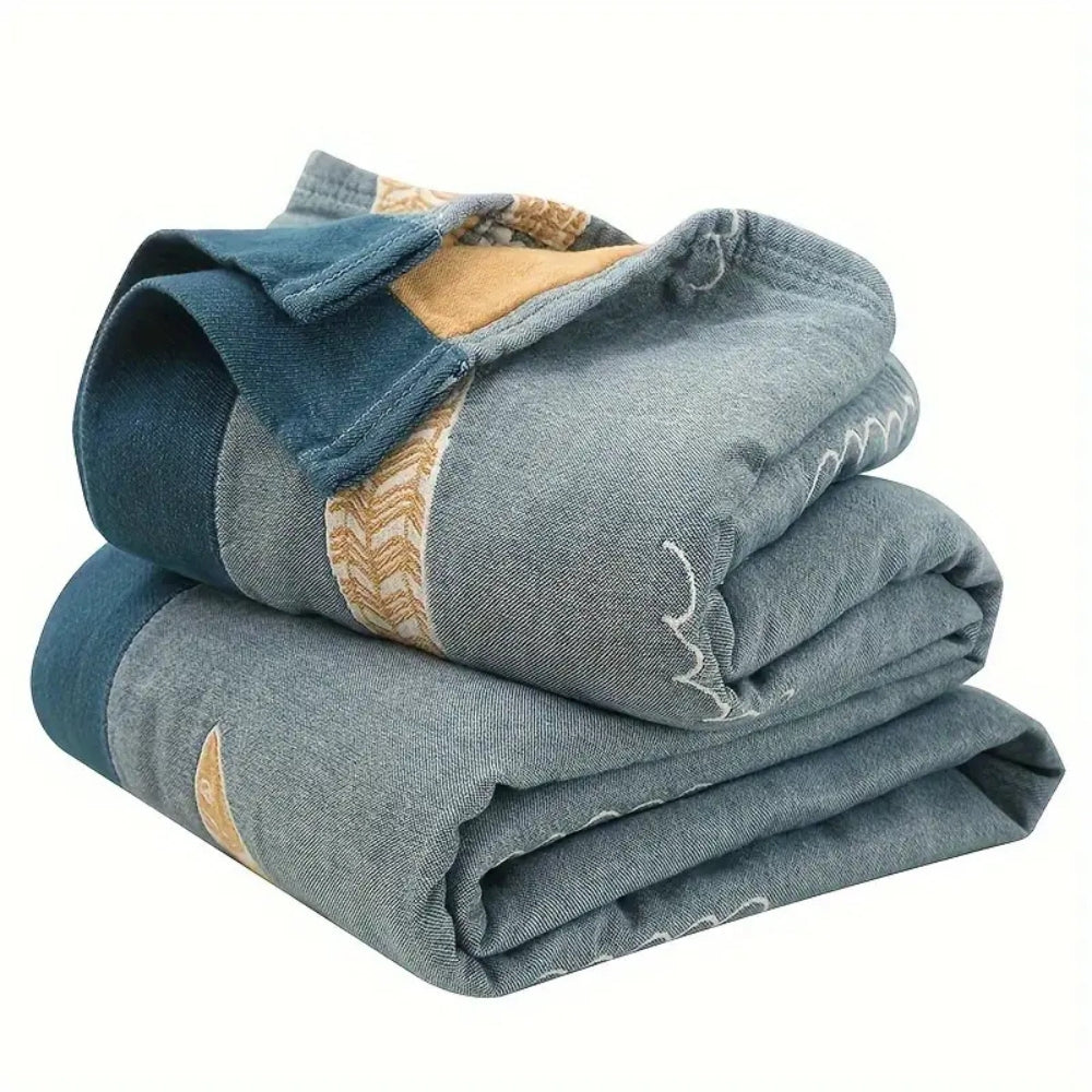 CozyWave Cotton Reversible Blanket for All Seasons