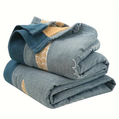 CozyWave Cotton Reversible Blanket for All Seasons