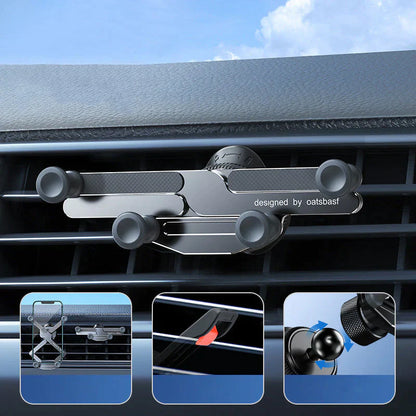 Sleek Car Phone Mount with 360-Degree Rotation