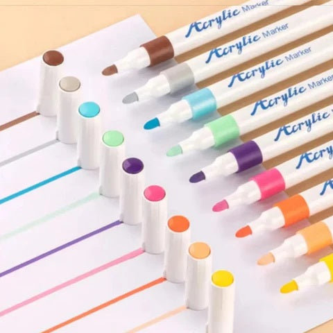 Vibrant Acrylic Paint Markers for Creative Expression