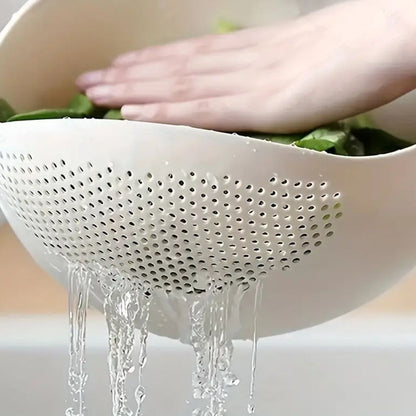Modern Kitchen Strainer Bowl – Wash & Drain Colander