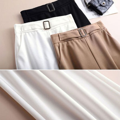 SlimFit Luxe | Effortless Elegance Wide-Leg Trousers