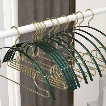Elegant Aluminum Wardrobe Hangers | Set of 5