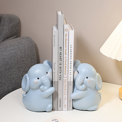 Playful Animal Design Bookends for Home Decor