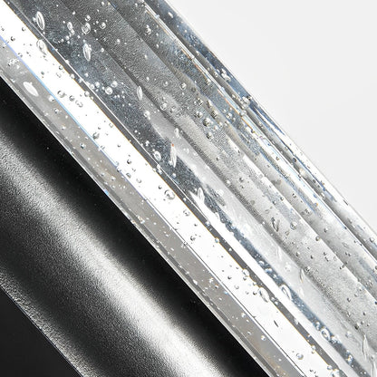 Outdoor Wall Light with Bubbles Glass – 11.8 Inch Waterproof Hardwired