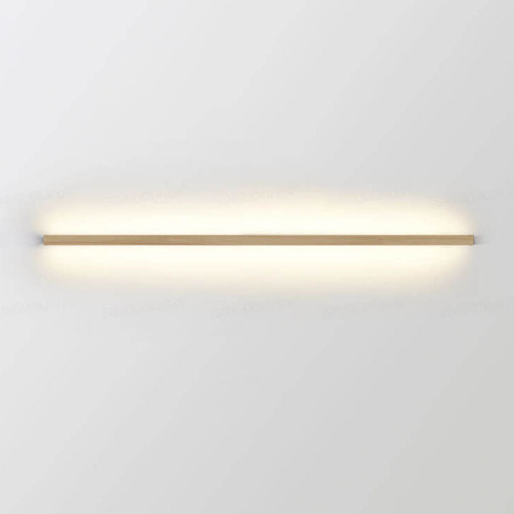 Japanese LED Wall Lamp with Solid Wood Design - Modern Accent Light