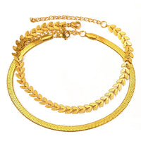Twin Anklet Gold
