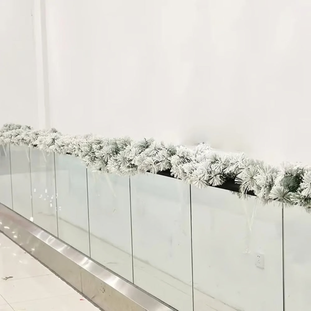 Frosted Winter Garland for Holiday Decor