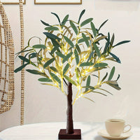 Lamp with olive tree