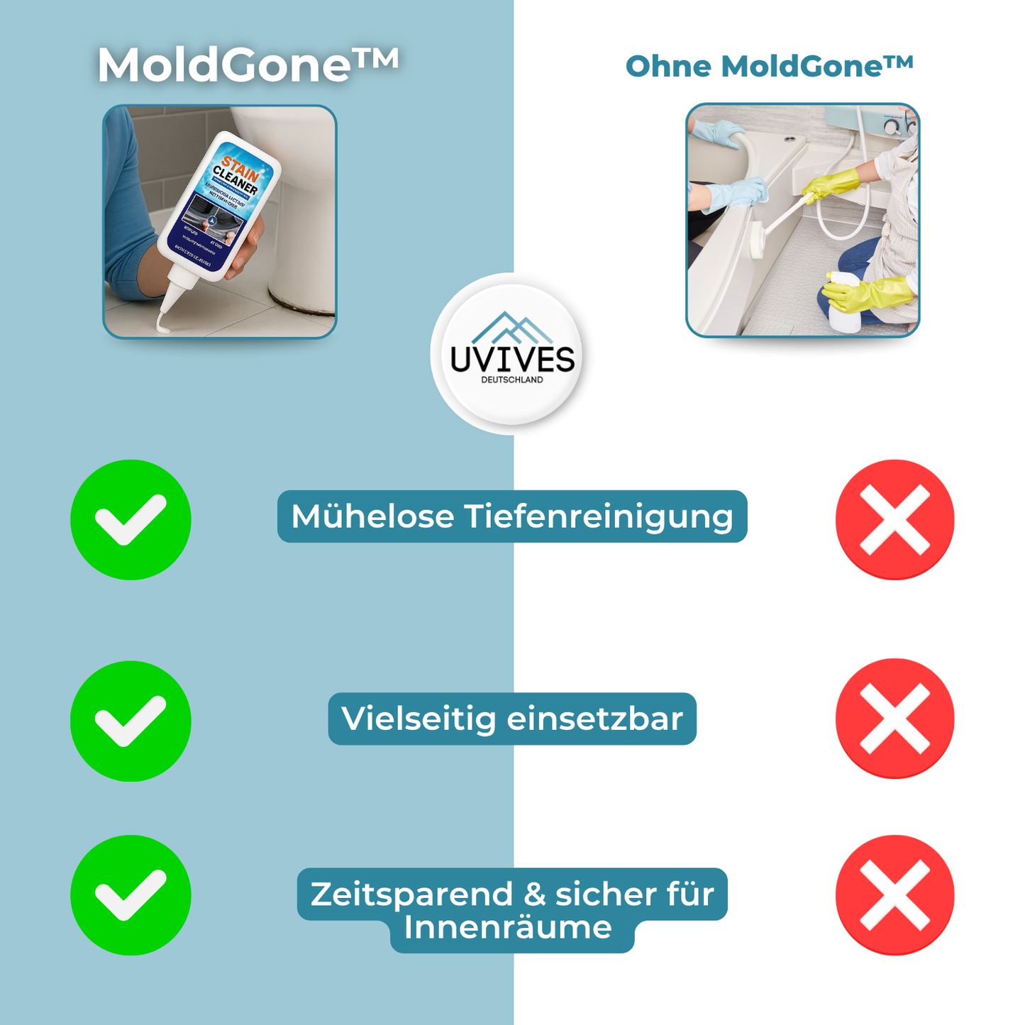 Mold Remover – Eliminates Mold Without Scrubbing