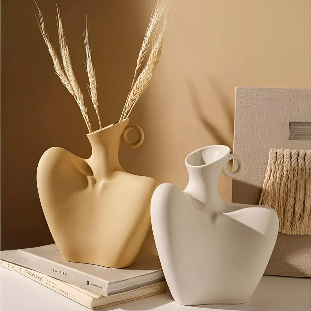 Contemporary Ceramic Vase for Floral Arrangements