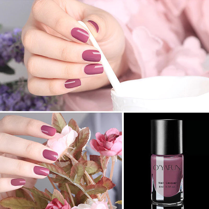 Trio of Peelable Nail Polish - Effortless Color Changes with Shine