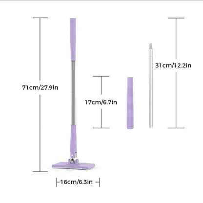 Compact Mop with Easy-Change Cloth System