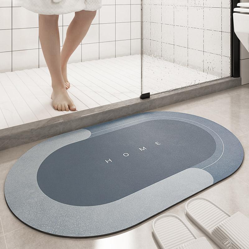 Quick-Drying Bath Mat Made of Absorbent Microfiber