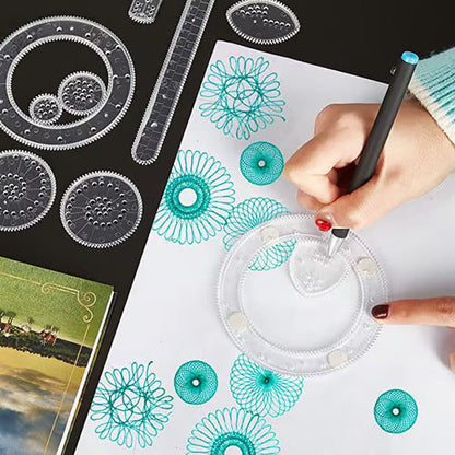 Multi-Functional Ruler Set for Drawing and Measurement