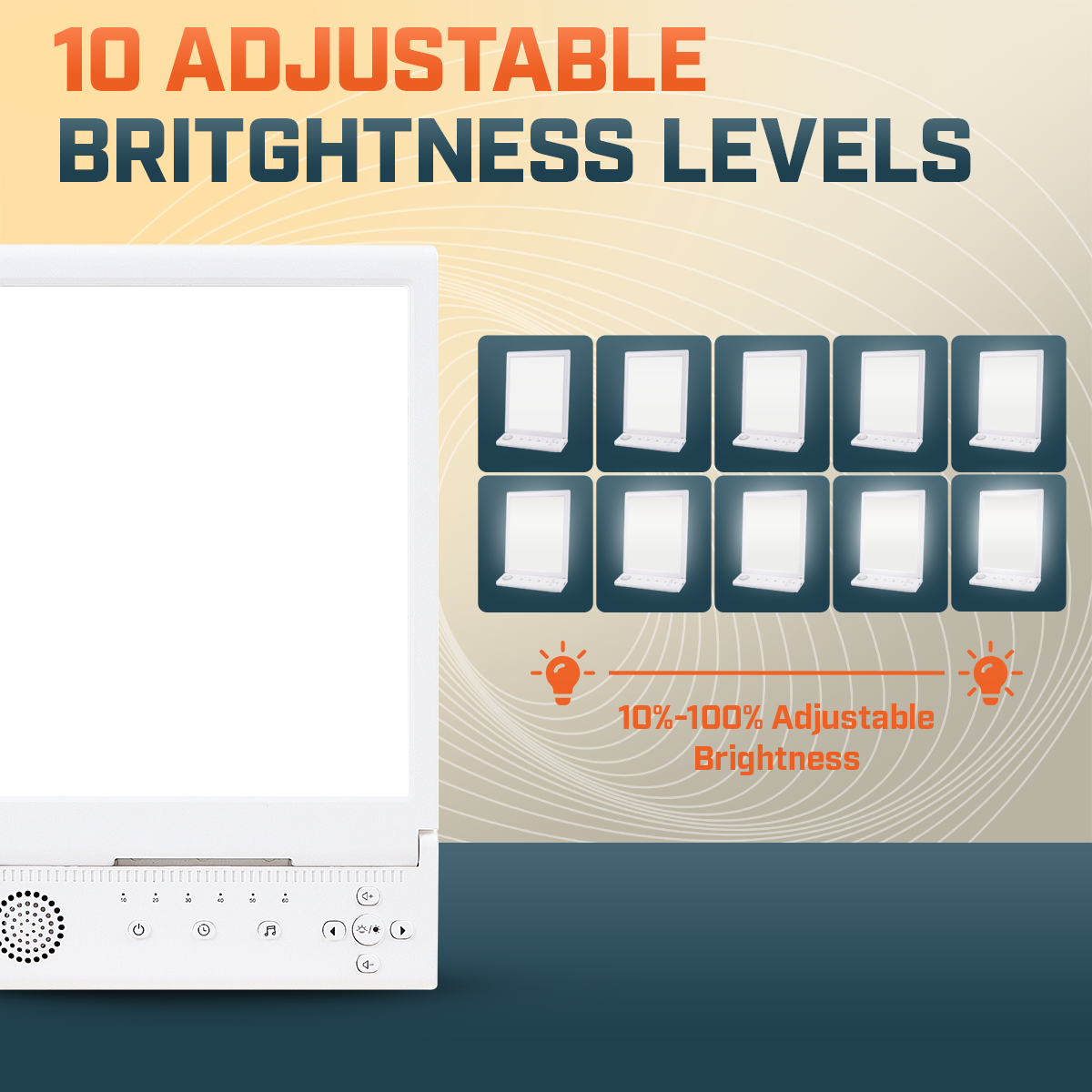 BrightWave Therapy Lamp for Daily Energy Boost