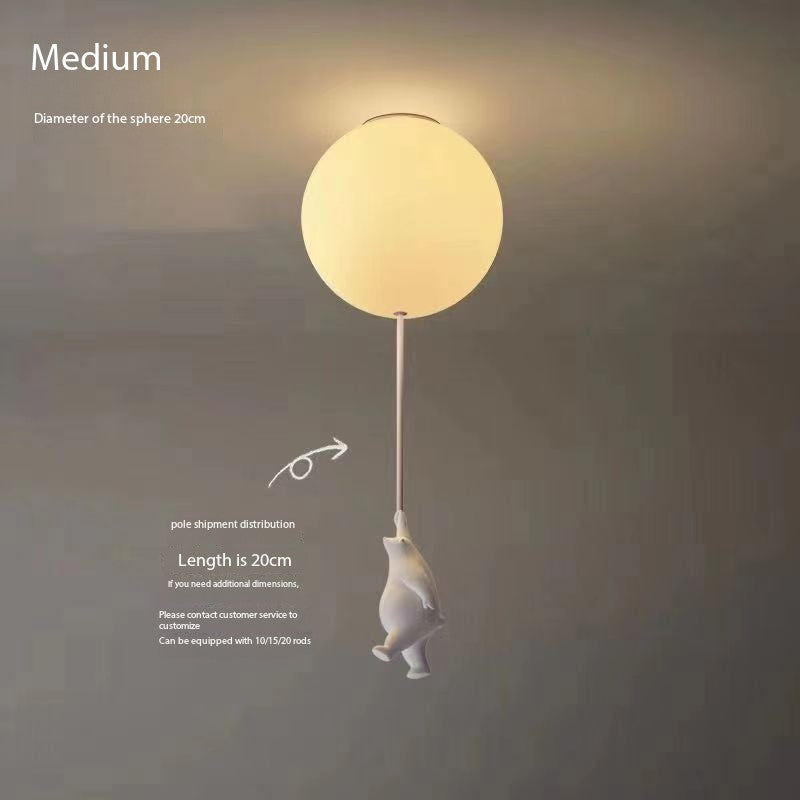 Balloon-Shaped Lamp for Bedroom Lighting