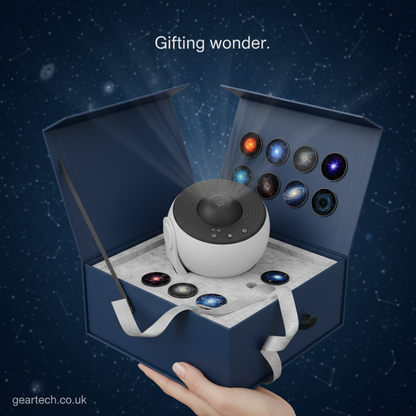 Bedroom Relaxation Projector Lamp with Starry Sky Effect