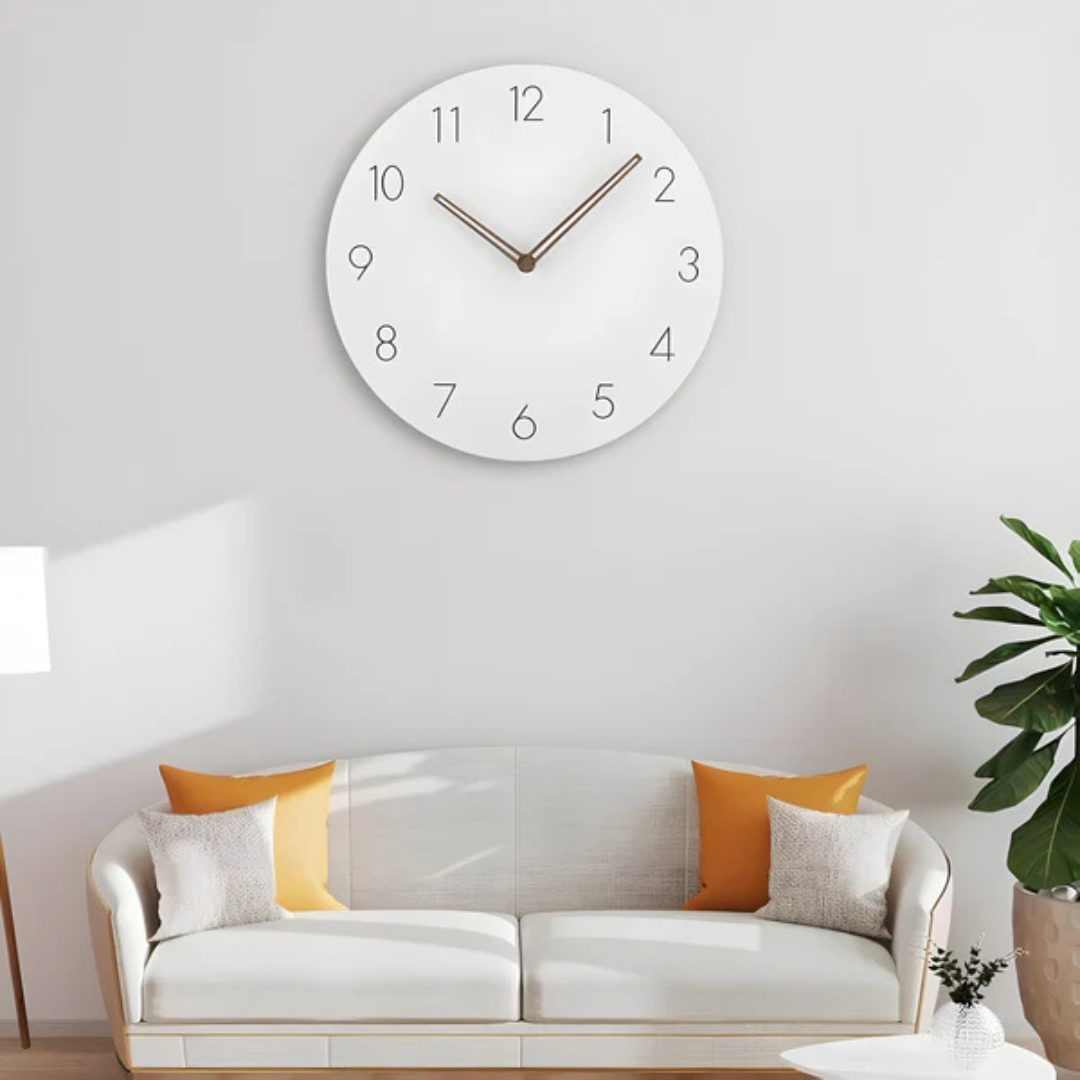 Minimalist Wooden Wall Clock