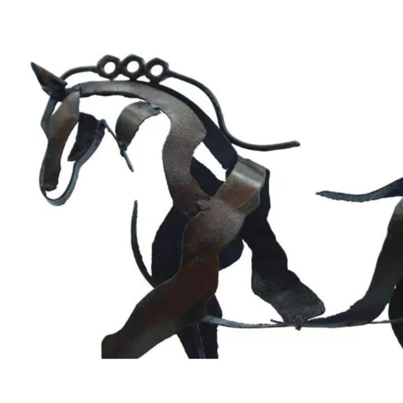 Adonis Horse Sculpture in Metal – Handmade Artwork