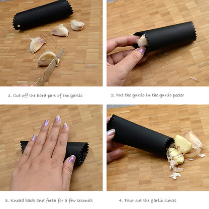 Easy Garlic Peeler Tube for Quick Garlic Clove Preparation