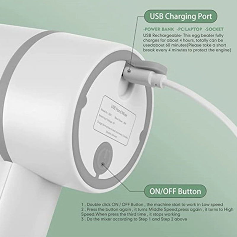Versatile 3-in-1 Electric Mixer for Effortless Cooking